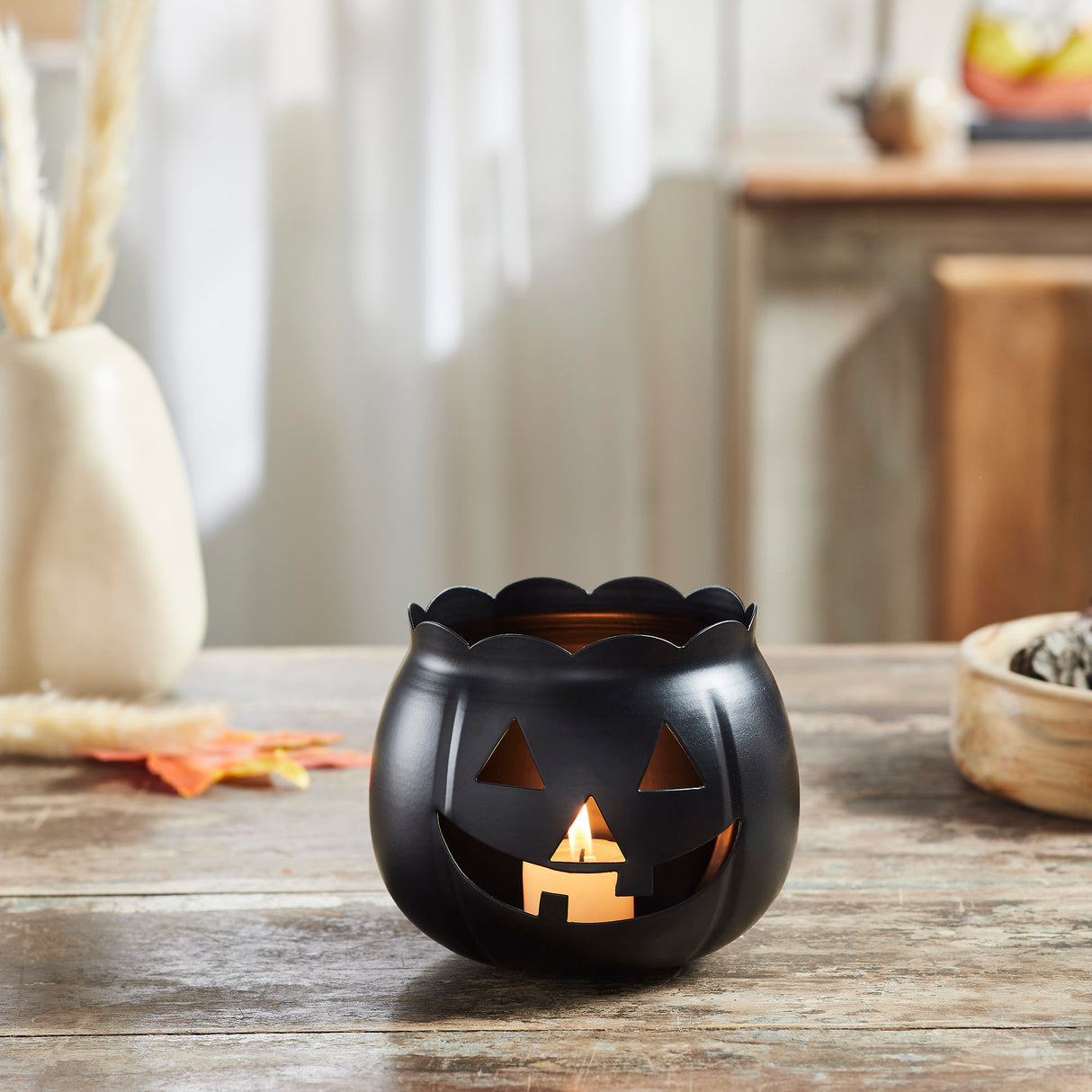 Jack-O-Lantern Candle Holder