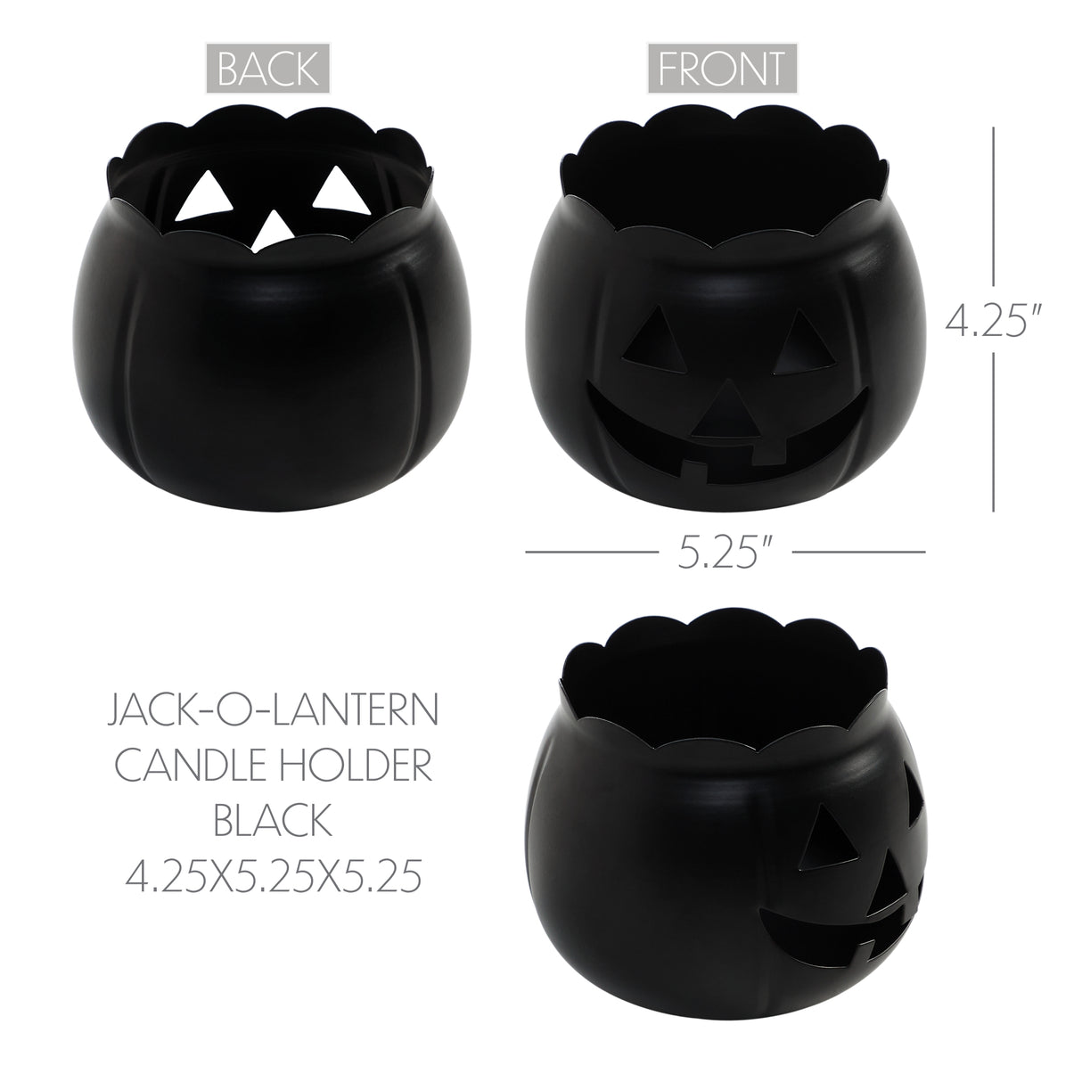 Jack-O-Lantern Candle Holder