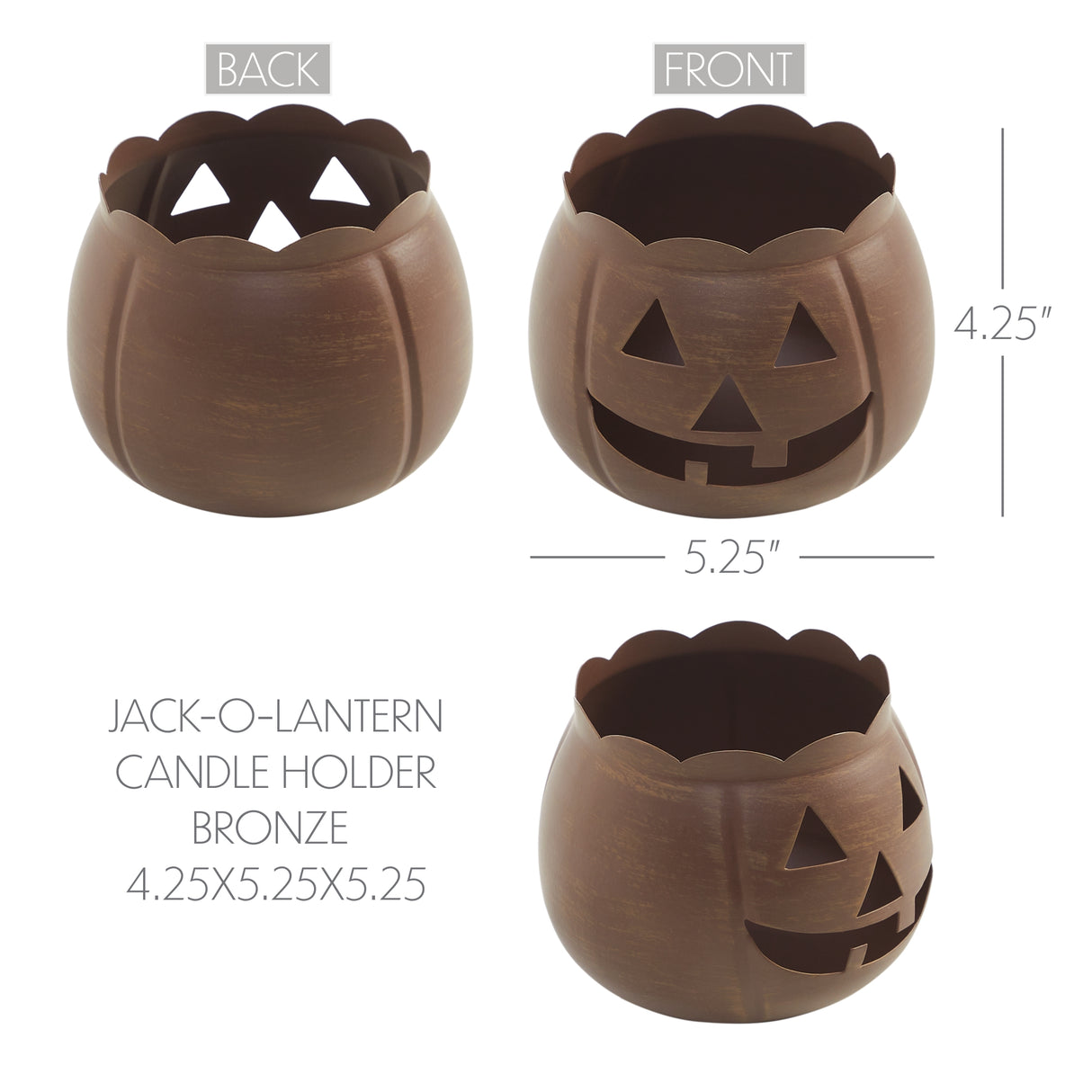 Jack-O-Lantern Candle Holder