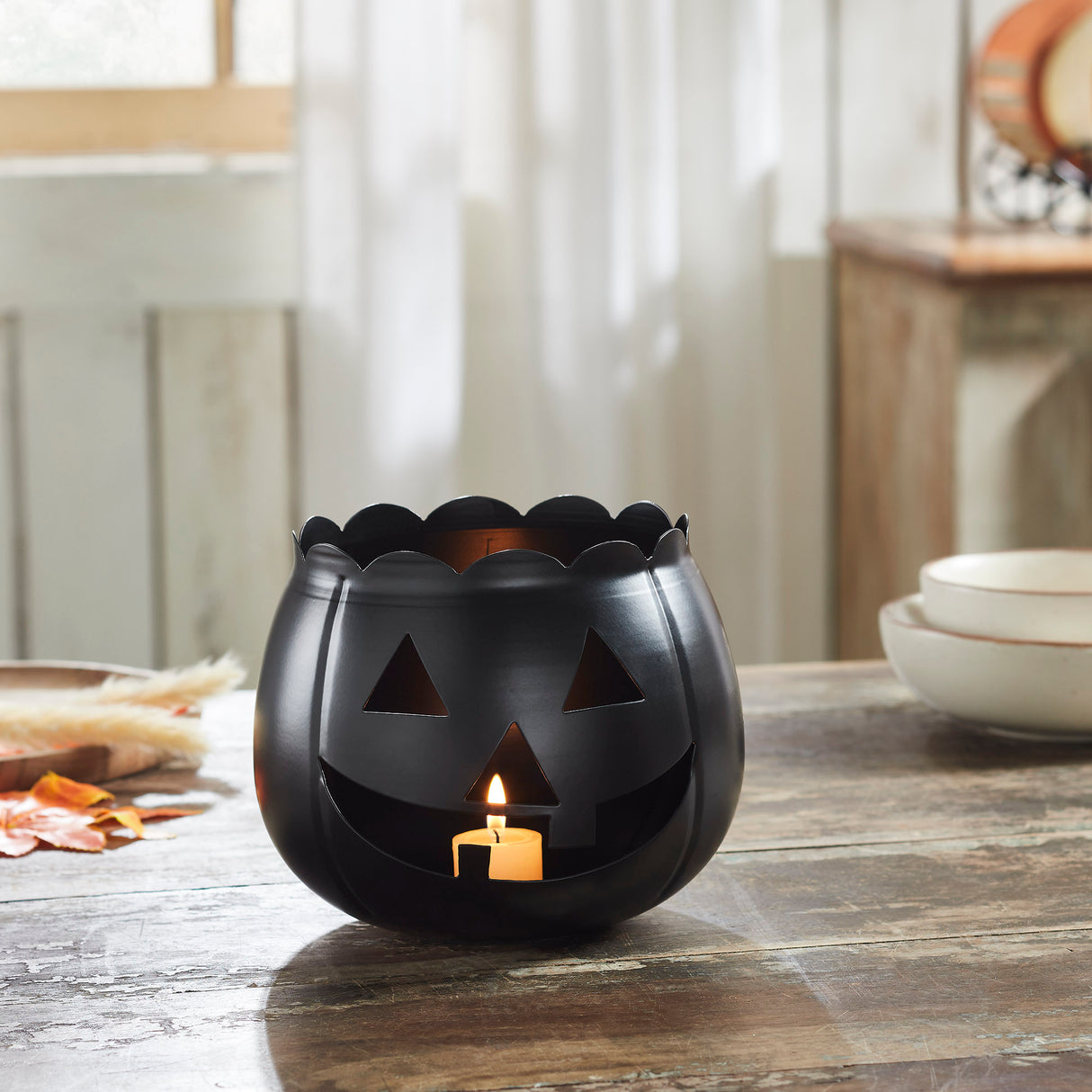 Jack-O-Lantern Candle Holder