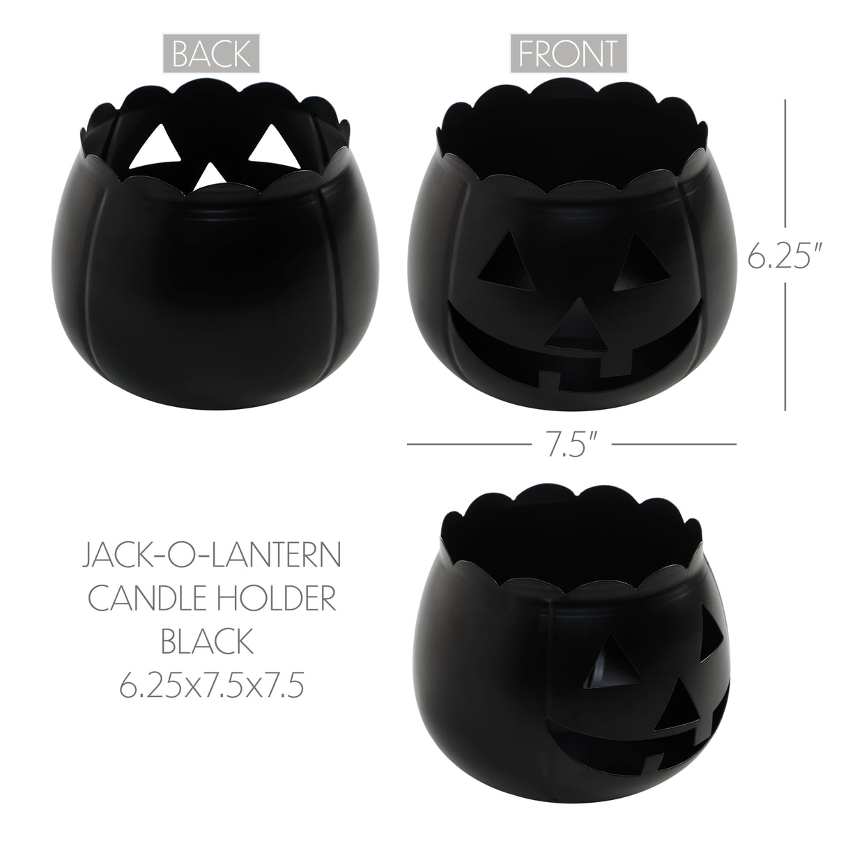 Jack-O-Lantern Candle Holder