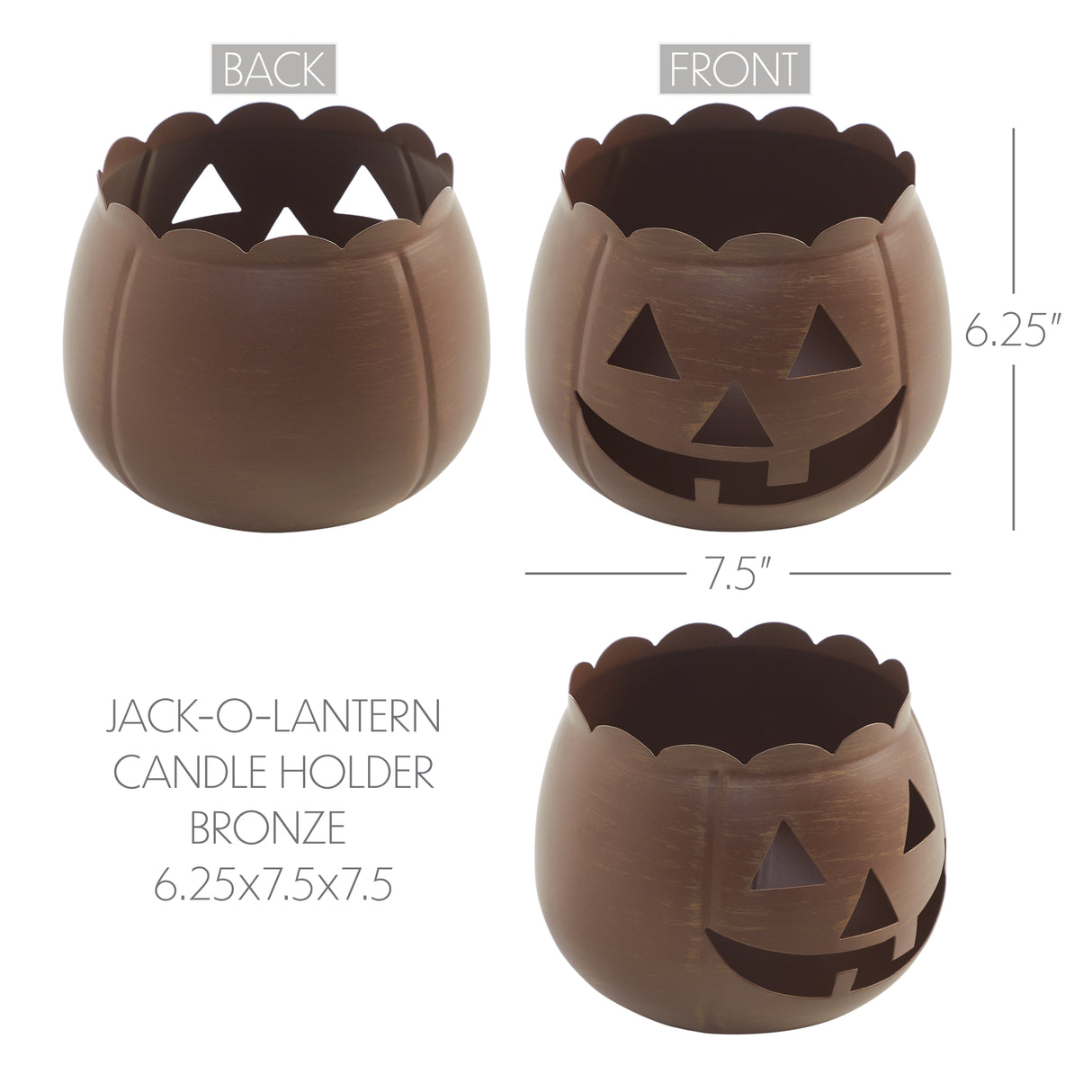 Jack-O-Lantern Candle Holder