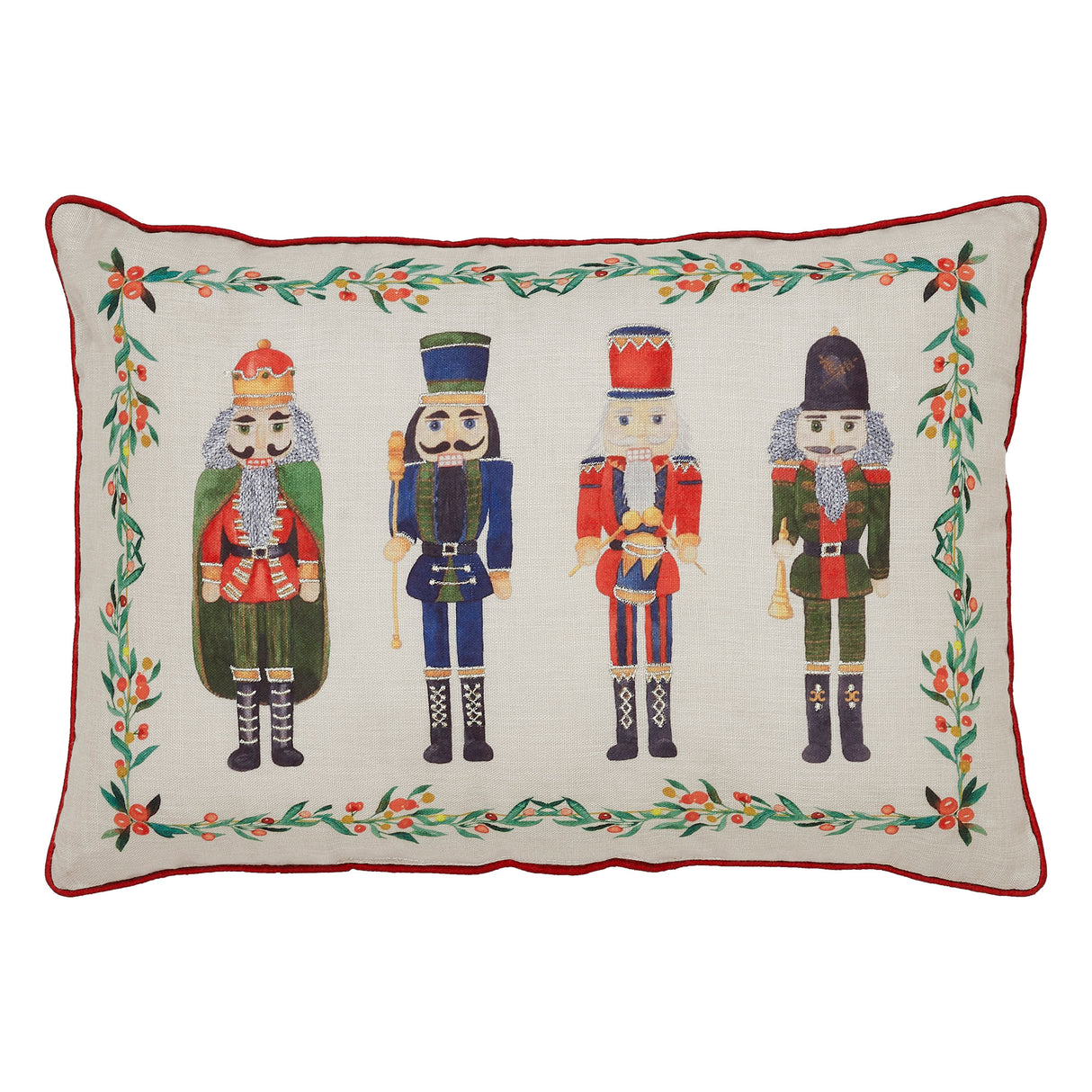 Traditional Nutcracker Pillow 14x20