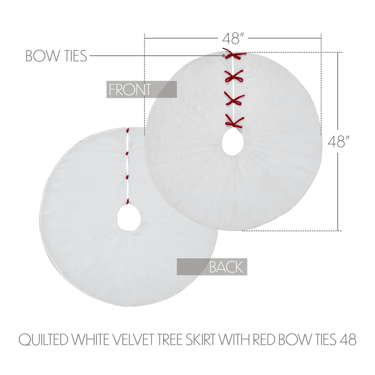 48 in Straight Edge Tree Skirt