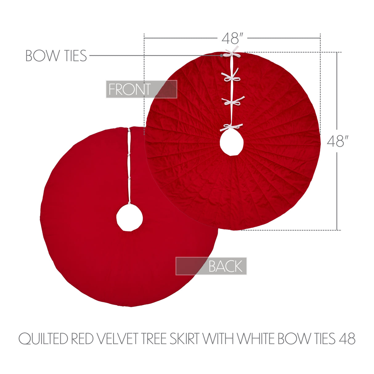 48 in Straight Edge Tree Skirt