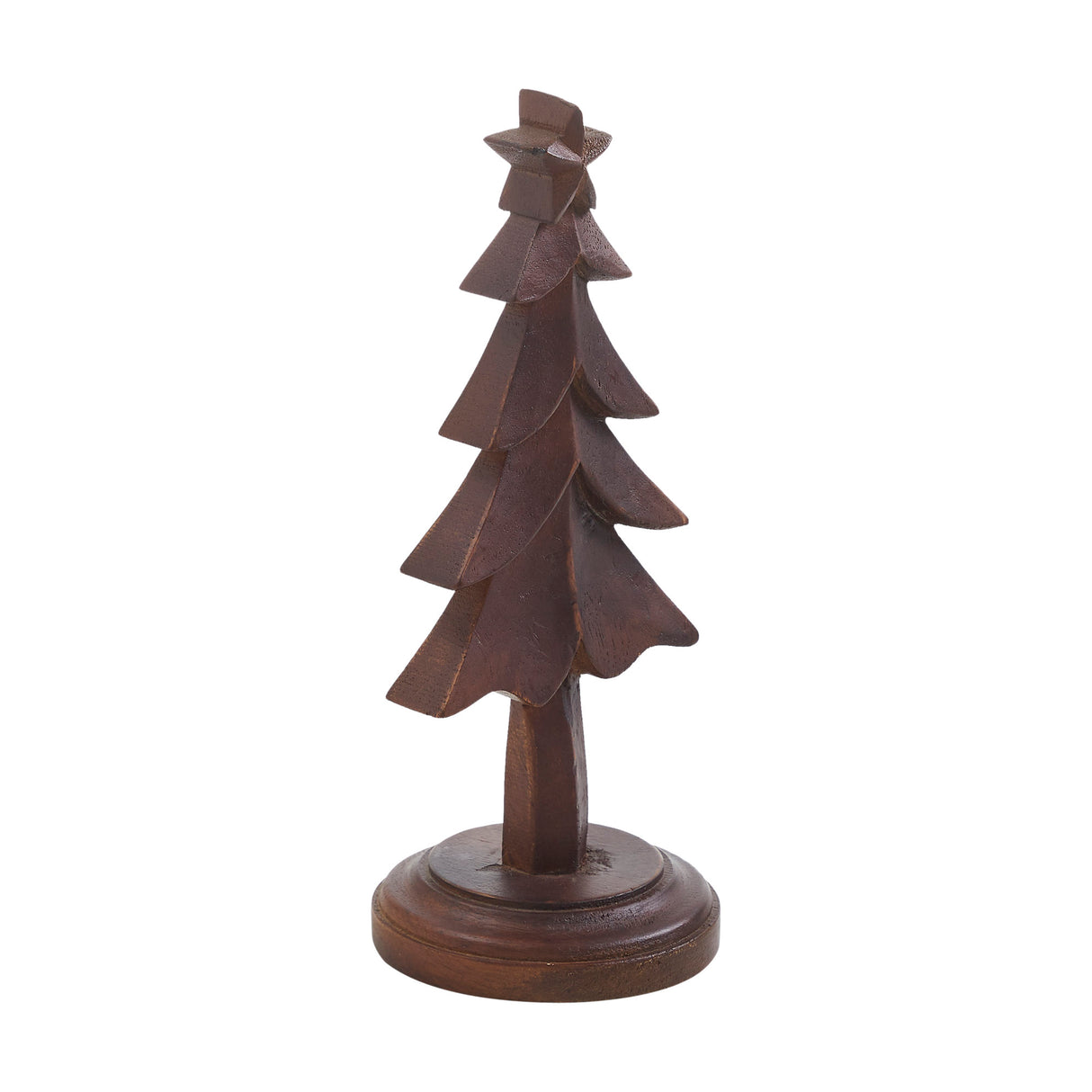 Peaceful Pine Dark Wooden Tree 9x3.5x3.5