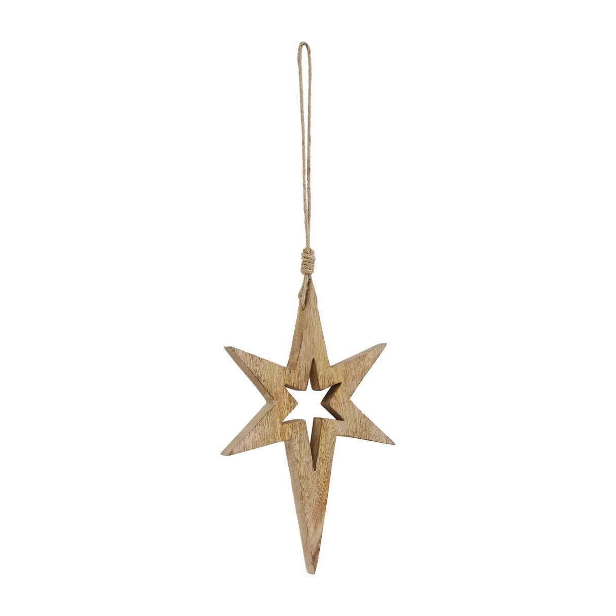 Northern Yule Wooden Star