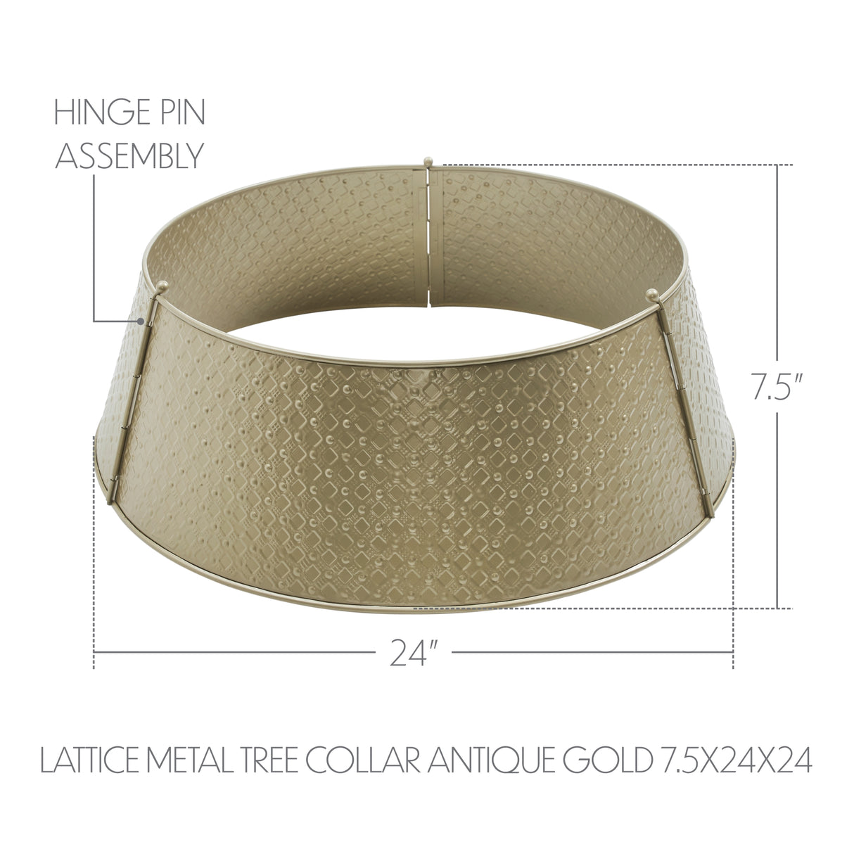 Lattice Metal Tree Collar