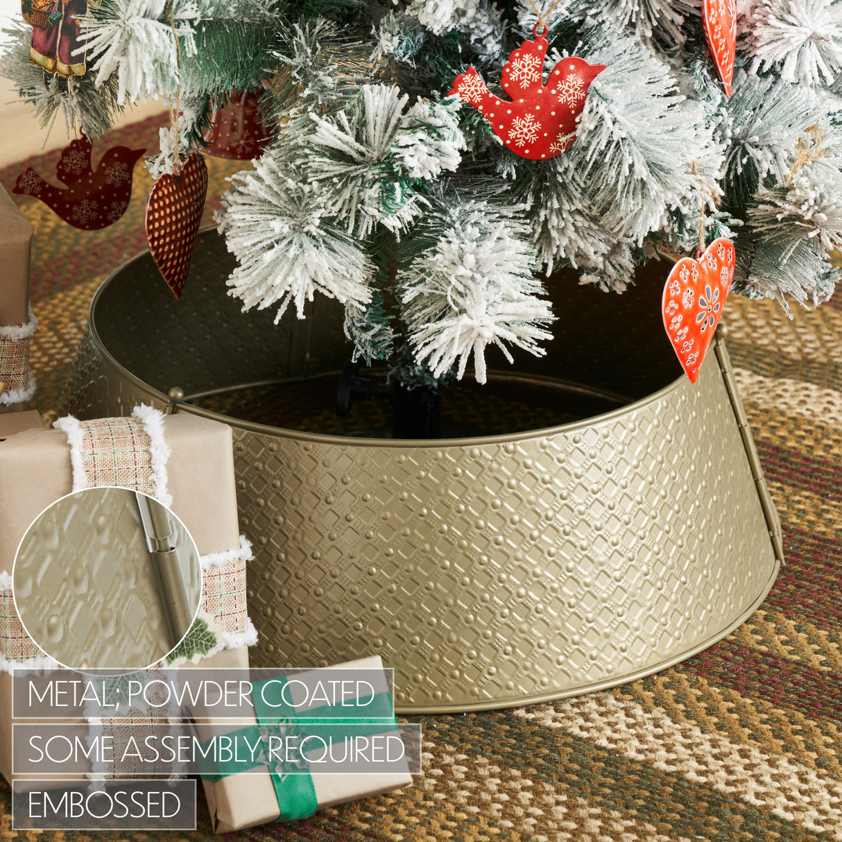 Lattice Metal Tree Collar