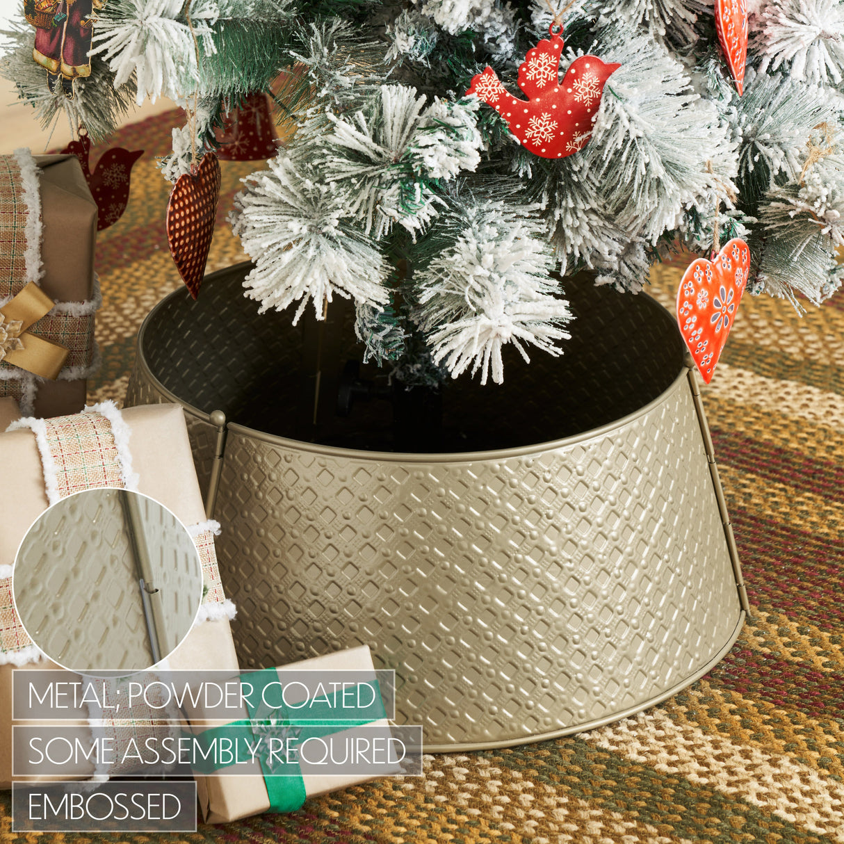 Lattice Metal Tree Collar