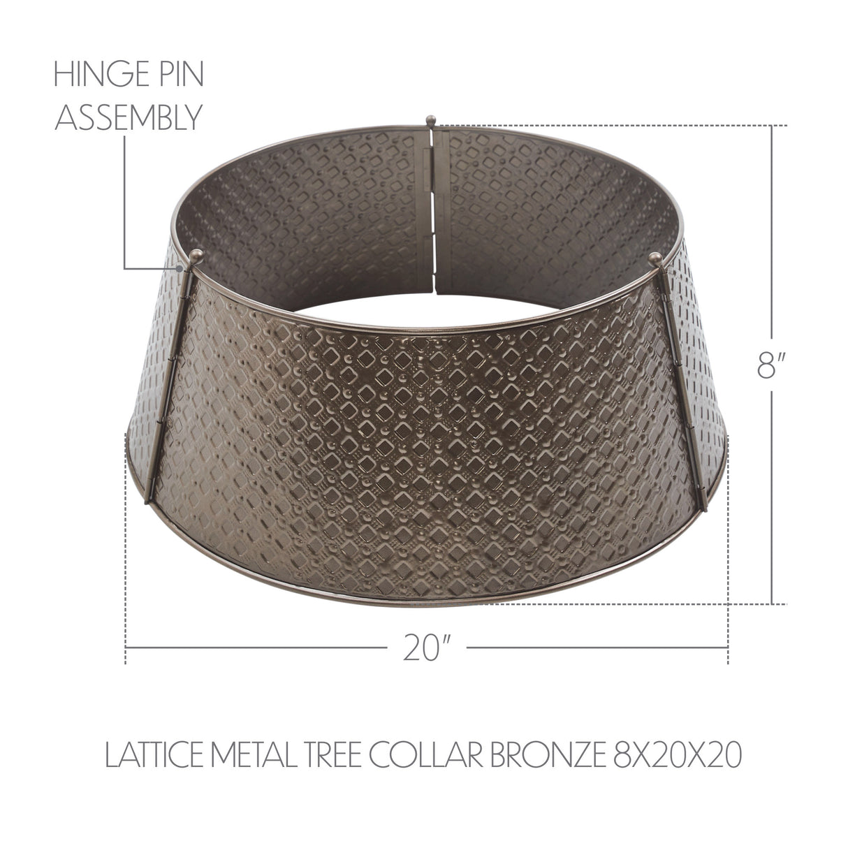 Lattice Metal Tree Collar