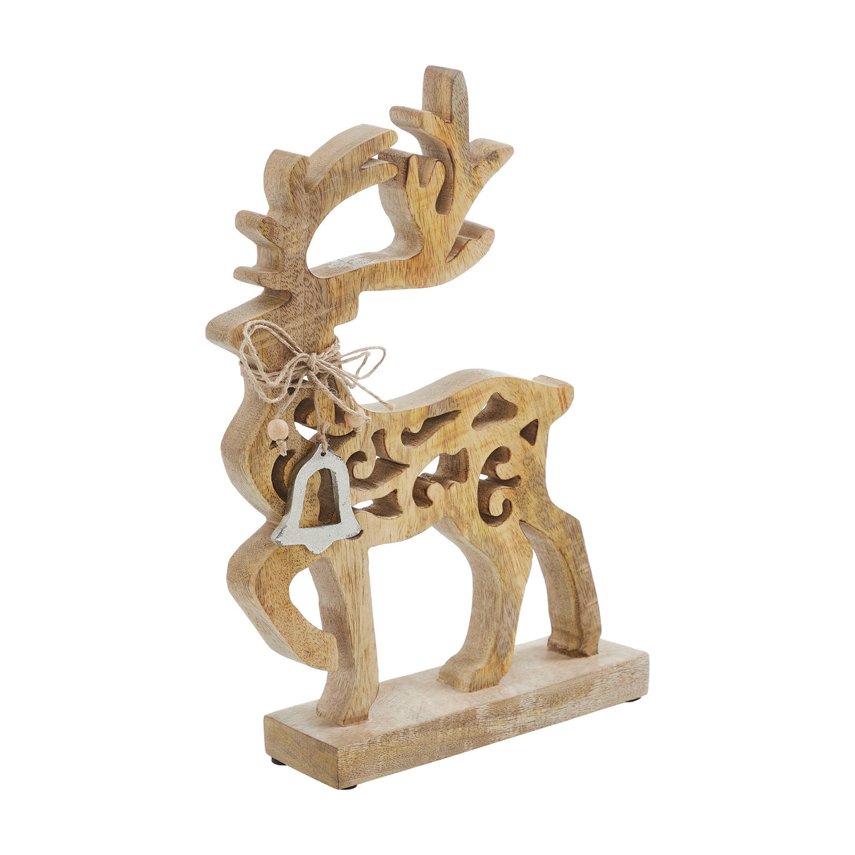 Ornate Prancer Wooden Reindeer