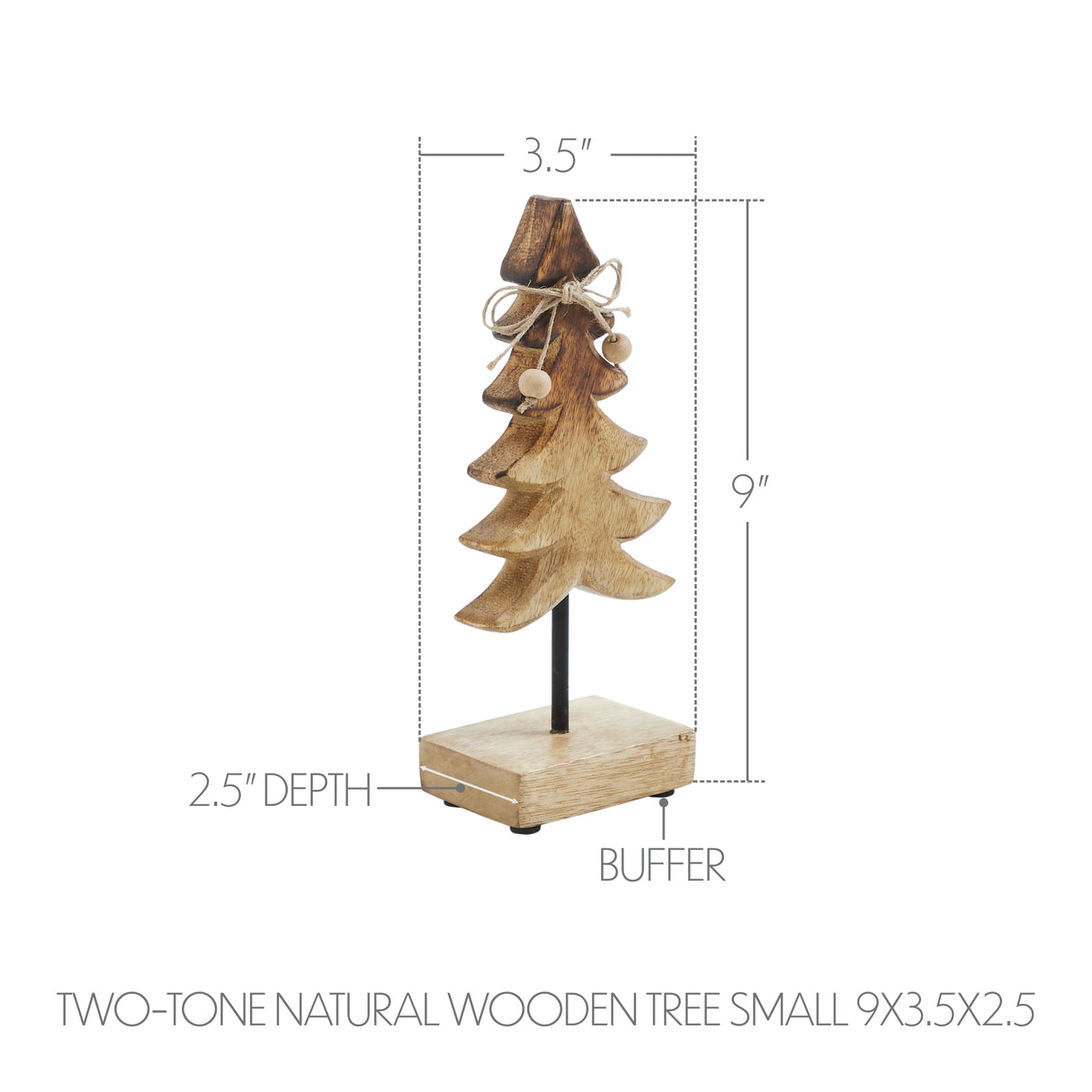 Two-Tone Natural Wooden Tree