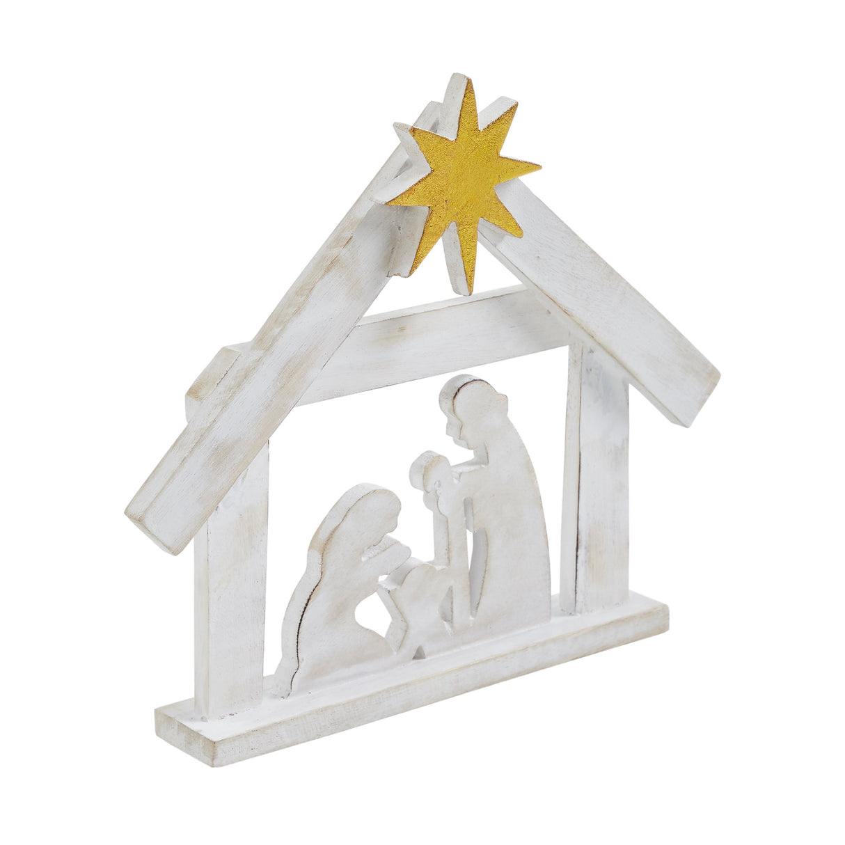 A Savior is Born Nativity Scene 8.5x10x1.5