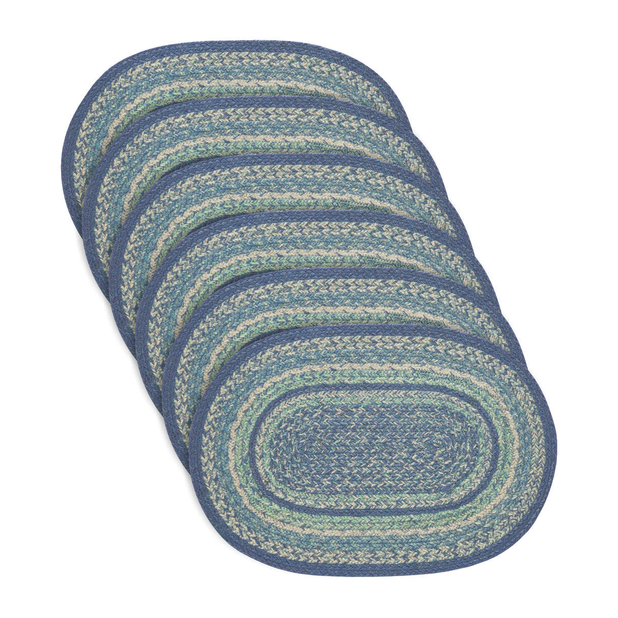 Jolie Jute Oval Placemat Set of 6 13x19