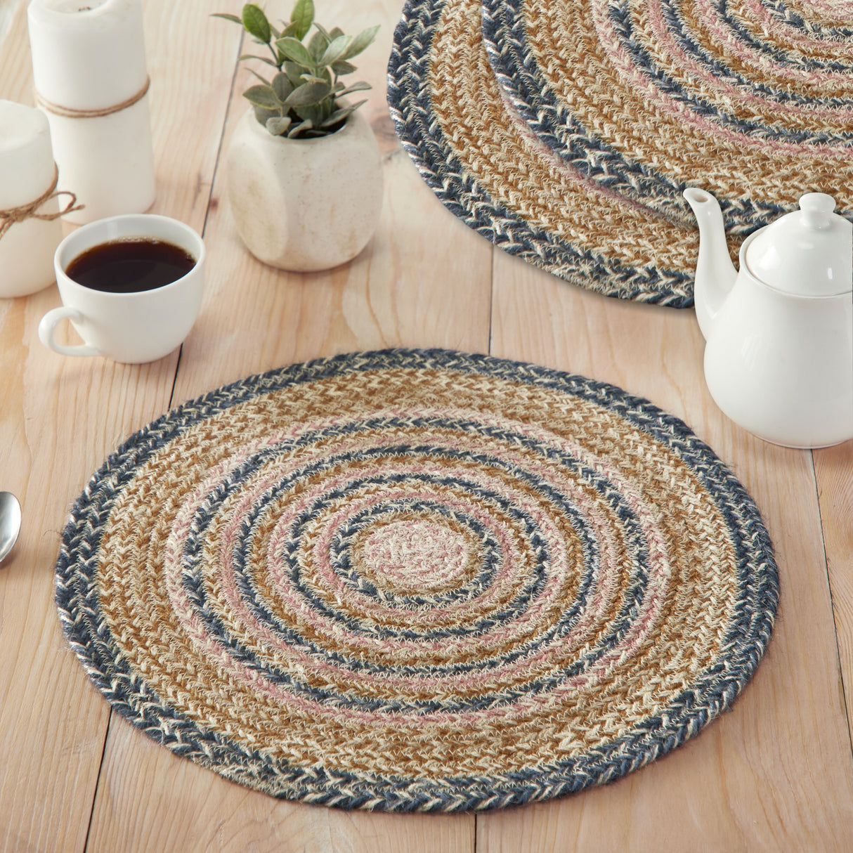 Kaila Jute Trivet 15 inch Diameter Set of 3