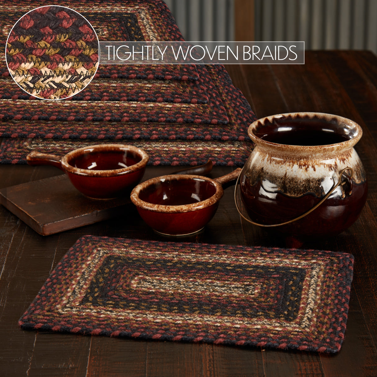 Beckham Jute Rect Placemat Set of 6 10x15