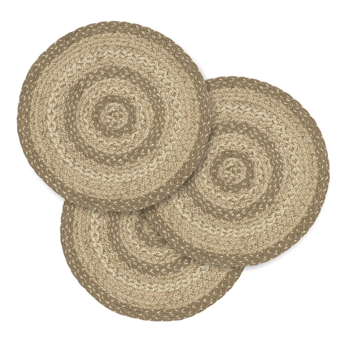 Cobblestone Jute Trivet 15 Set of 3