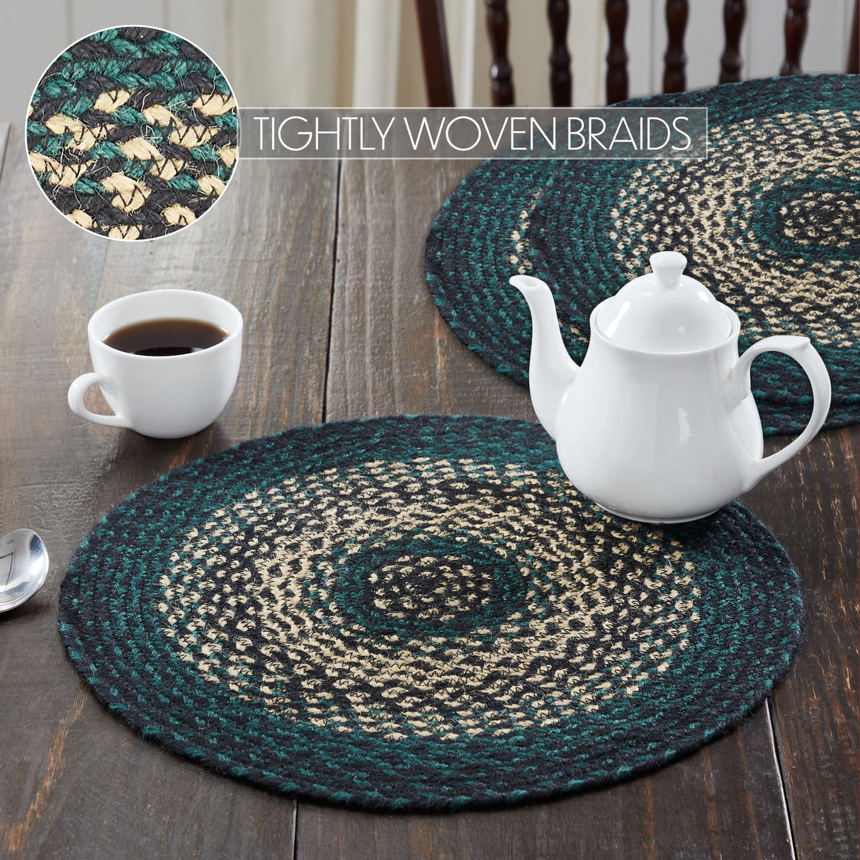 Pine Grove Jute Trivet 15 Set of 3