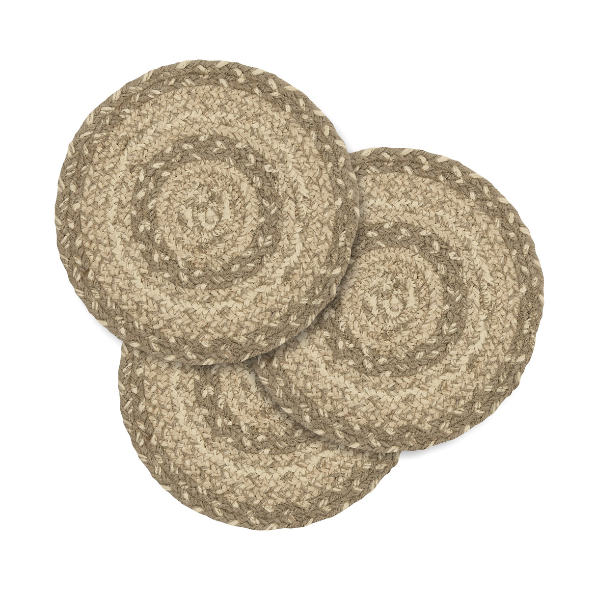 Cobblestone Jute Trivet 8 Set of 3