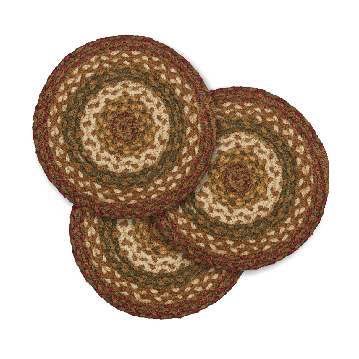 Tea Cabin Jute Trivet 8, Set of 3
