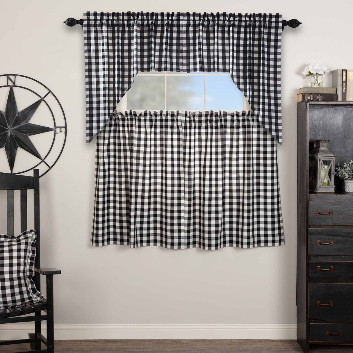 Annie Buffalo Check Curtain Set