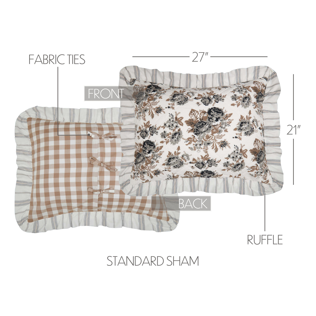 Annie Floral 3 Piece Quilt Set