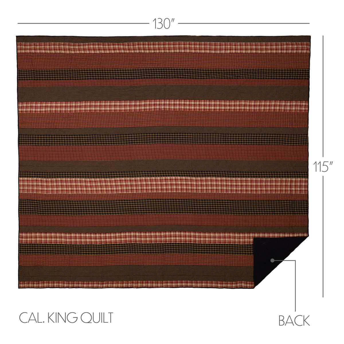 Beckham 5PC Rust Bedding Set