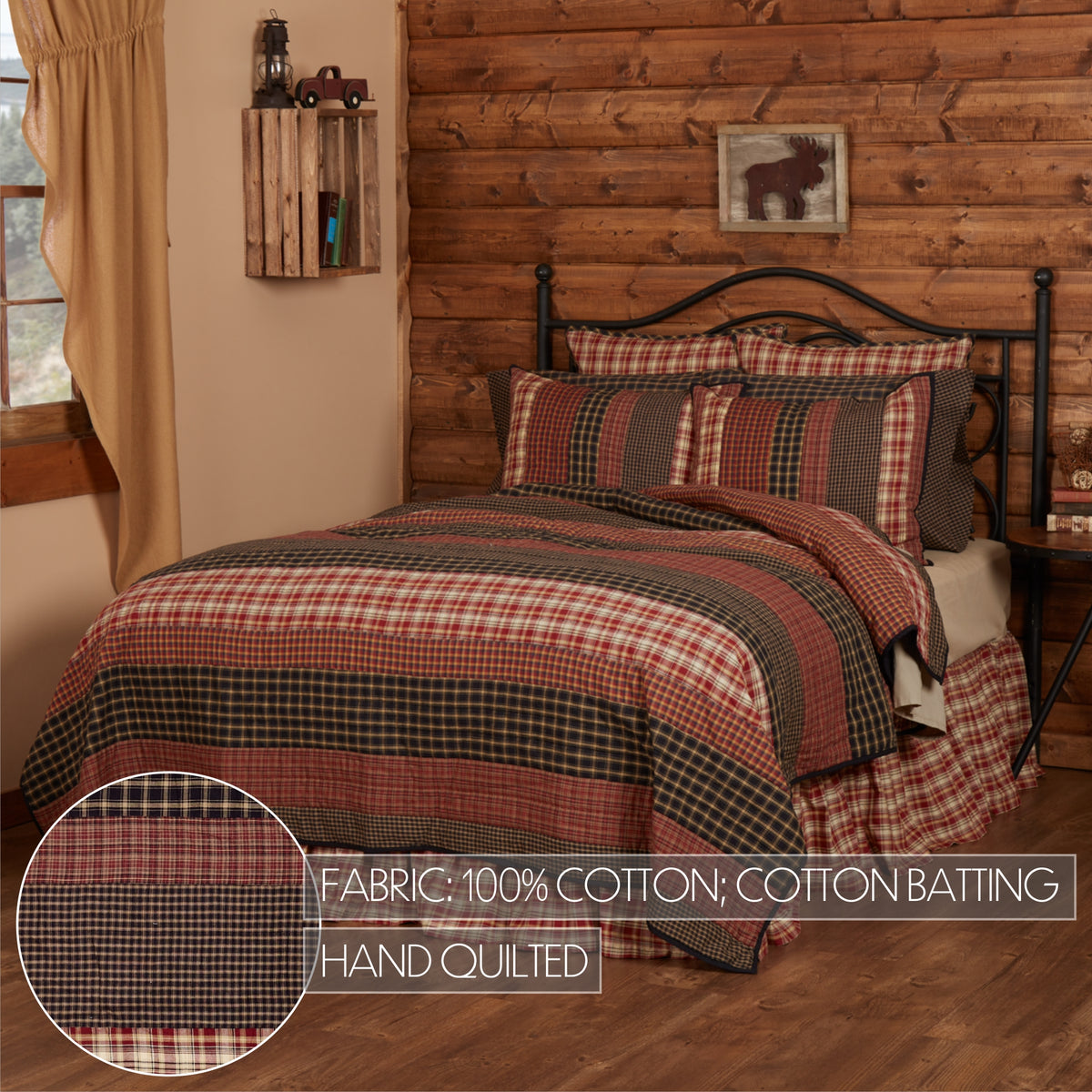 Beckham 5PC Rust Bedding Set
