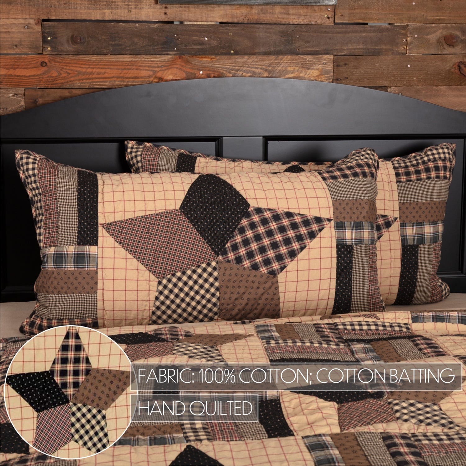 Bingham Star 4 Piece Quilt Set