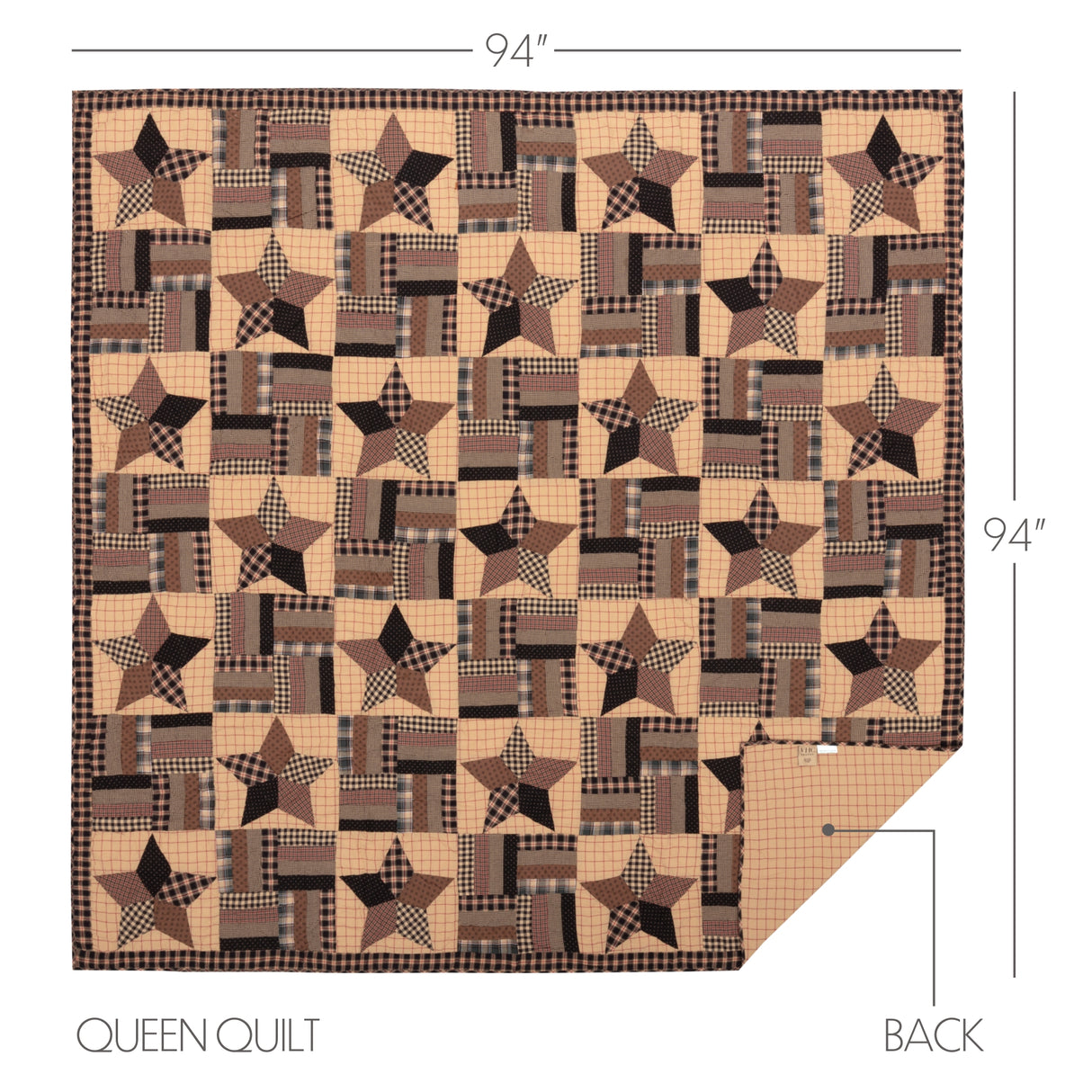 Bingham Star 4 Piece Quilt Set