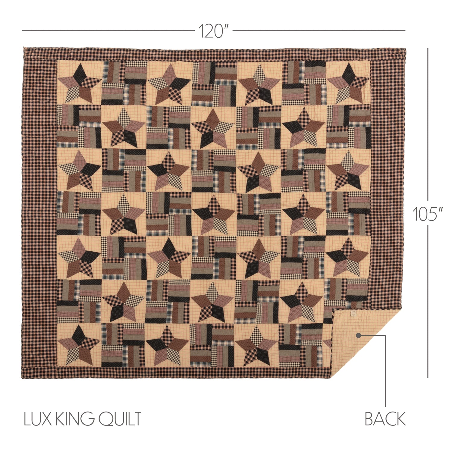 Bingham Star 8 Piece Quilt Set