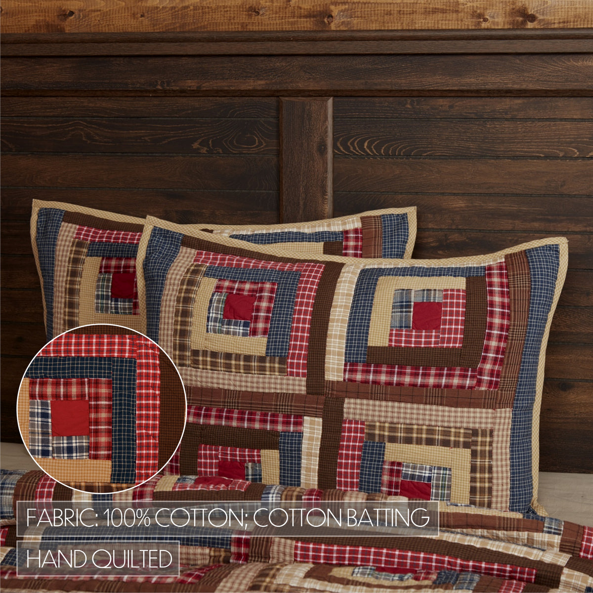 Braxton 5PC Navy Bedding Set Queen (1 Quilt, 2 Shams, 2 Pillowcases)