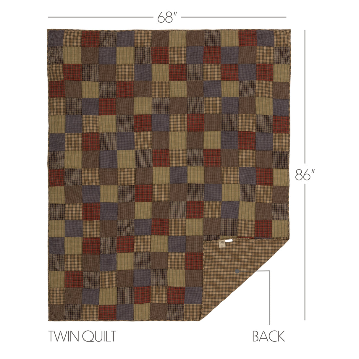 Cedar Ridge 3 Piece Quilt Set