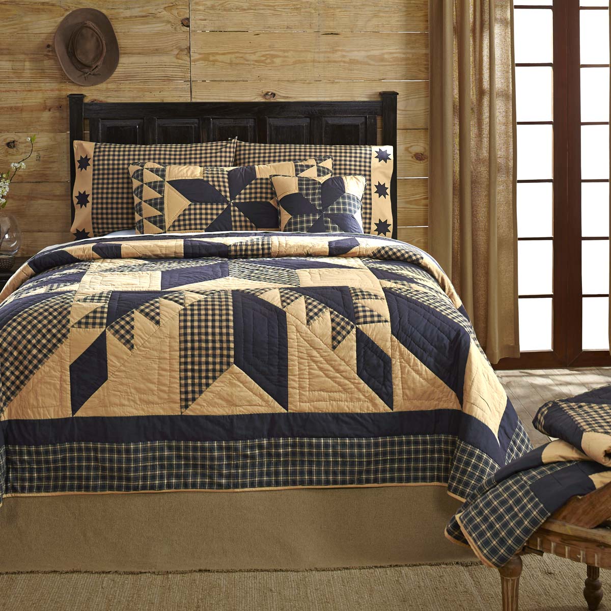 Dakota Star 3 Piece Quilt Set
