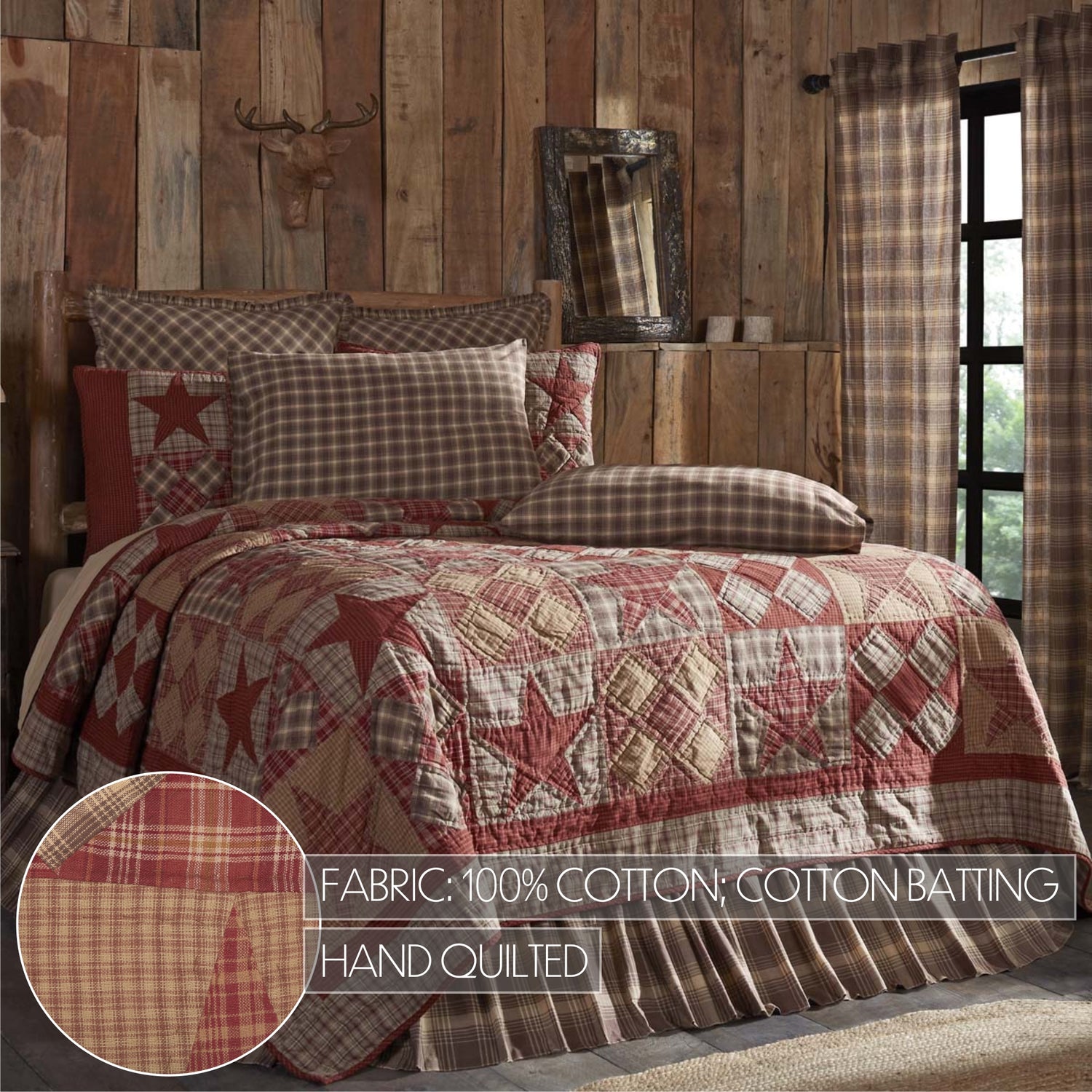 Dawson Star 3 Piece Quilt Set
