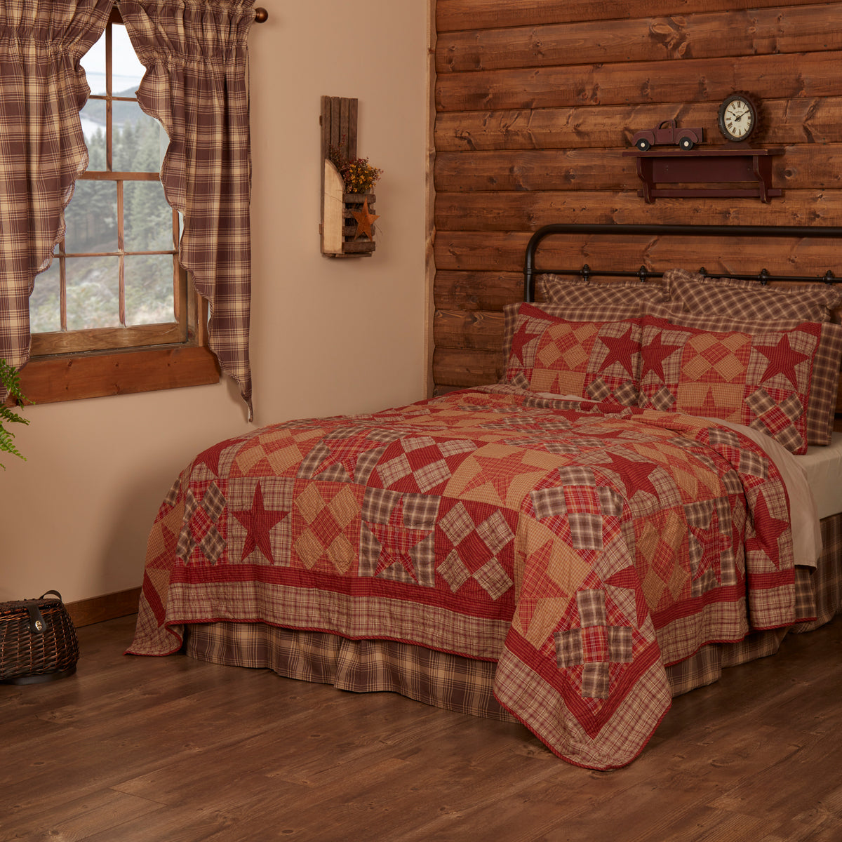 Dawson Star 4PC Khaki Bedding Set