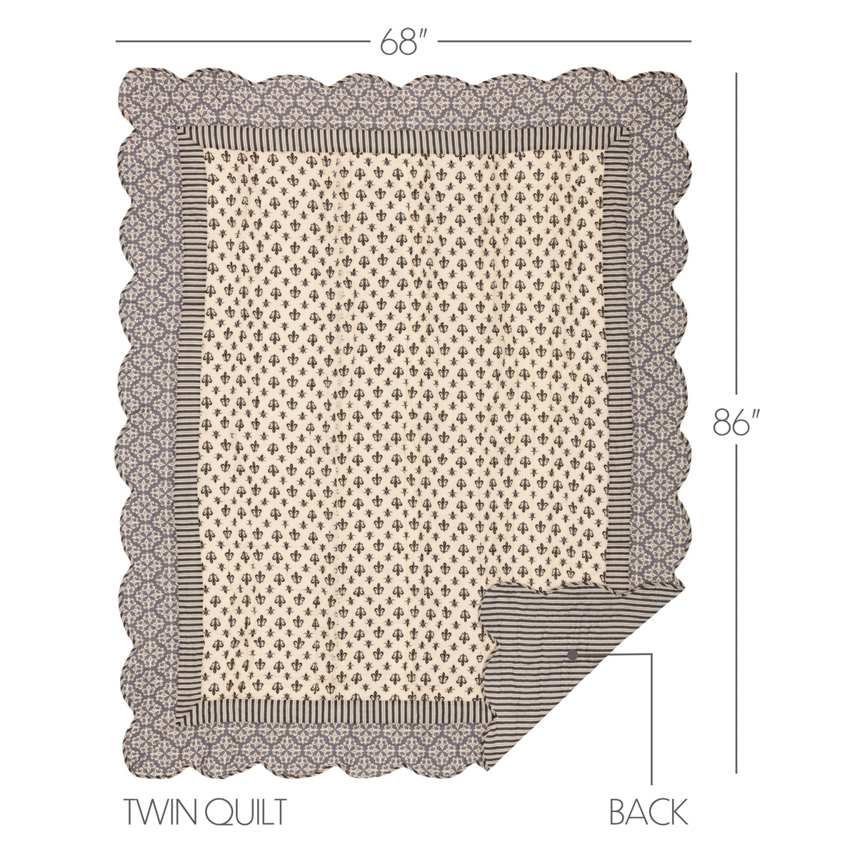 Elysee 3 Piece Quilt Set