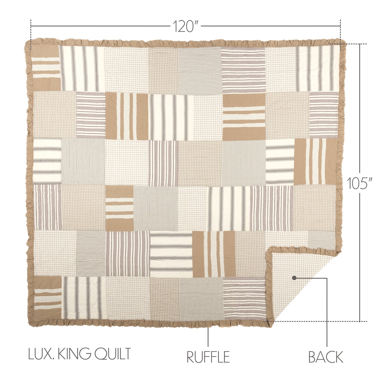 Grace 3 Piece Quilt Set