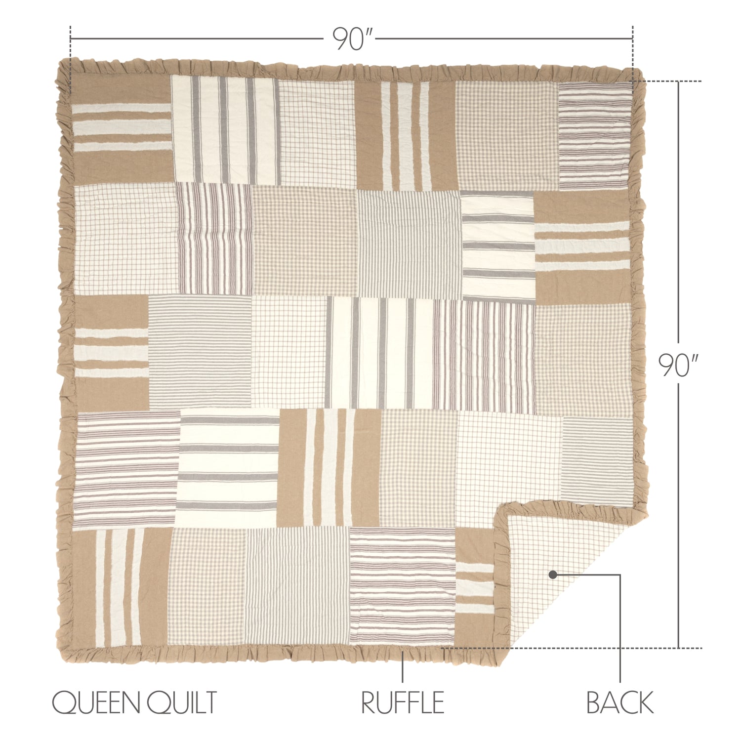 Grace 3 Piece Quilt Set