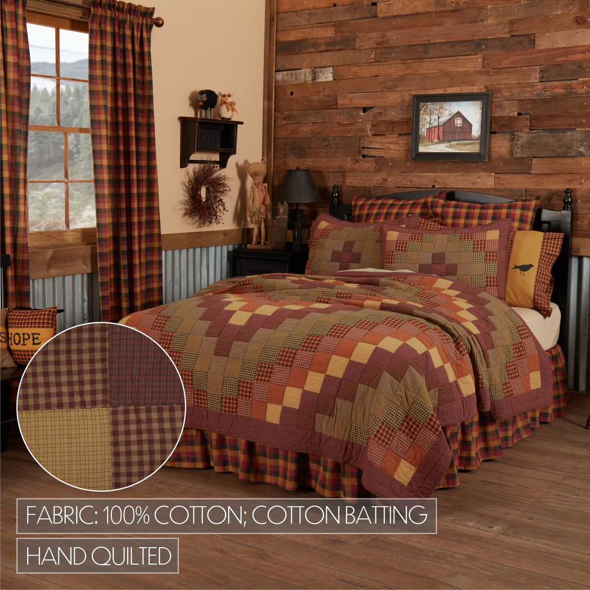 Heritage Farms 4 Piece Quilt Set