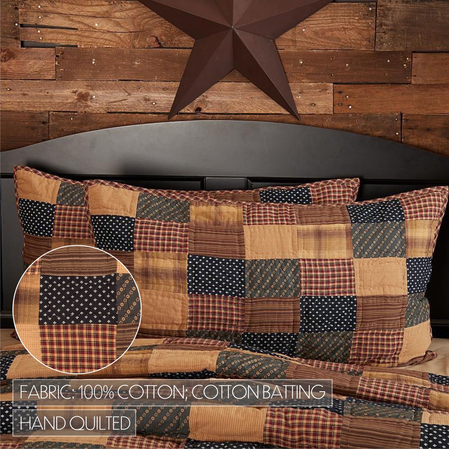 Patriotic Patch 4 Piece Quilt Set