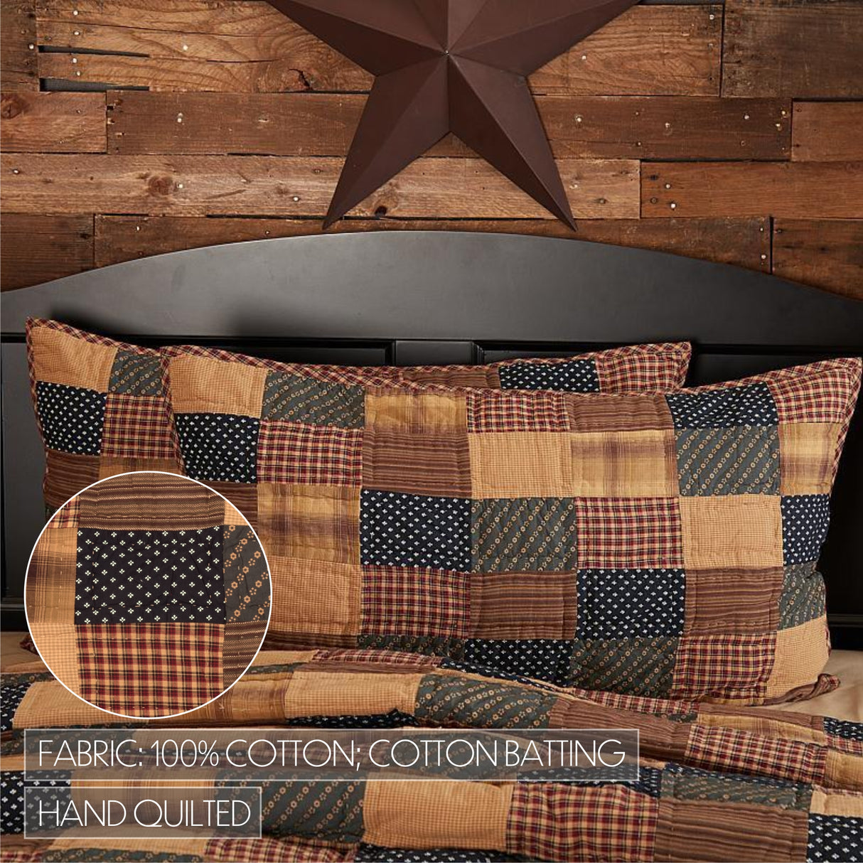 Patriotic Patch 4 Piece Quilt Set