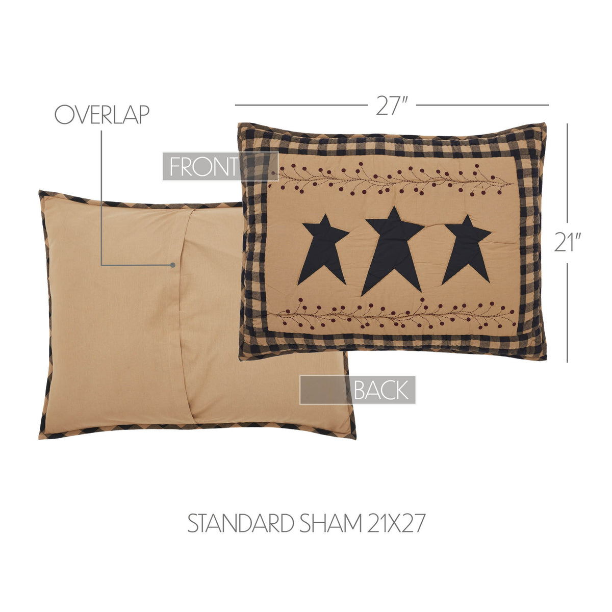 Pip Vinestar 5PC Burgundy Bedding Set Twin (1 Quilt, 2 Shams, 2 Pillowcases)