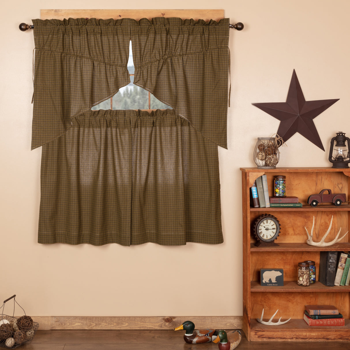Tea Cabin Curtain Set