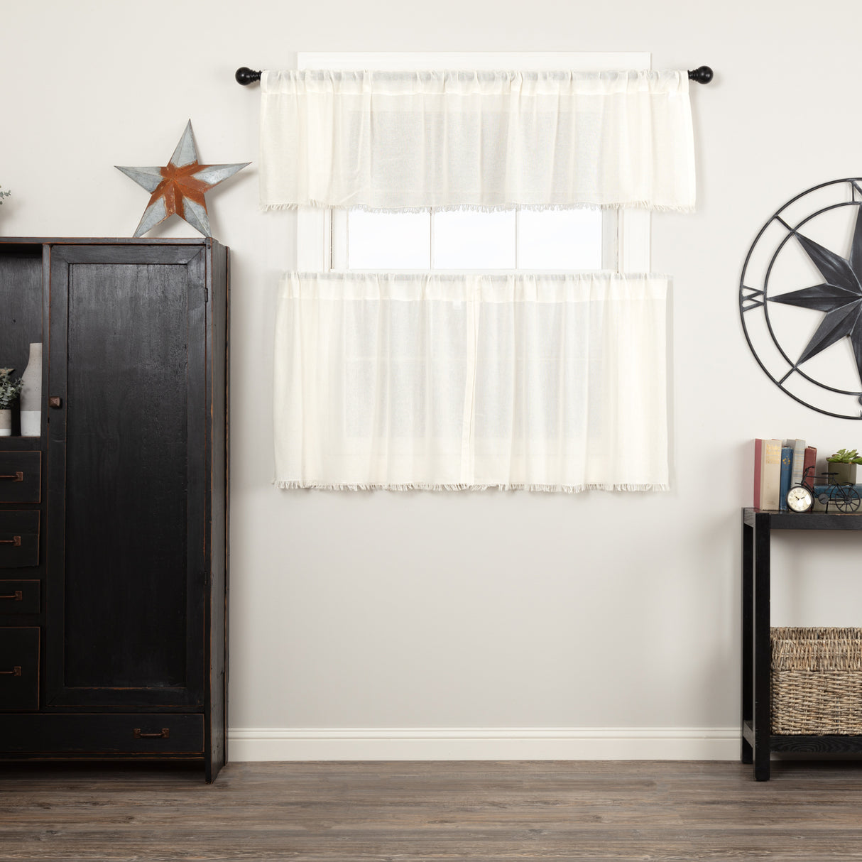 Tobacco Cloth Curtain Set