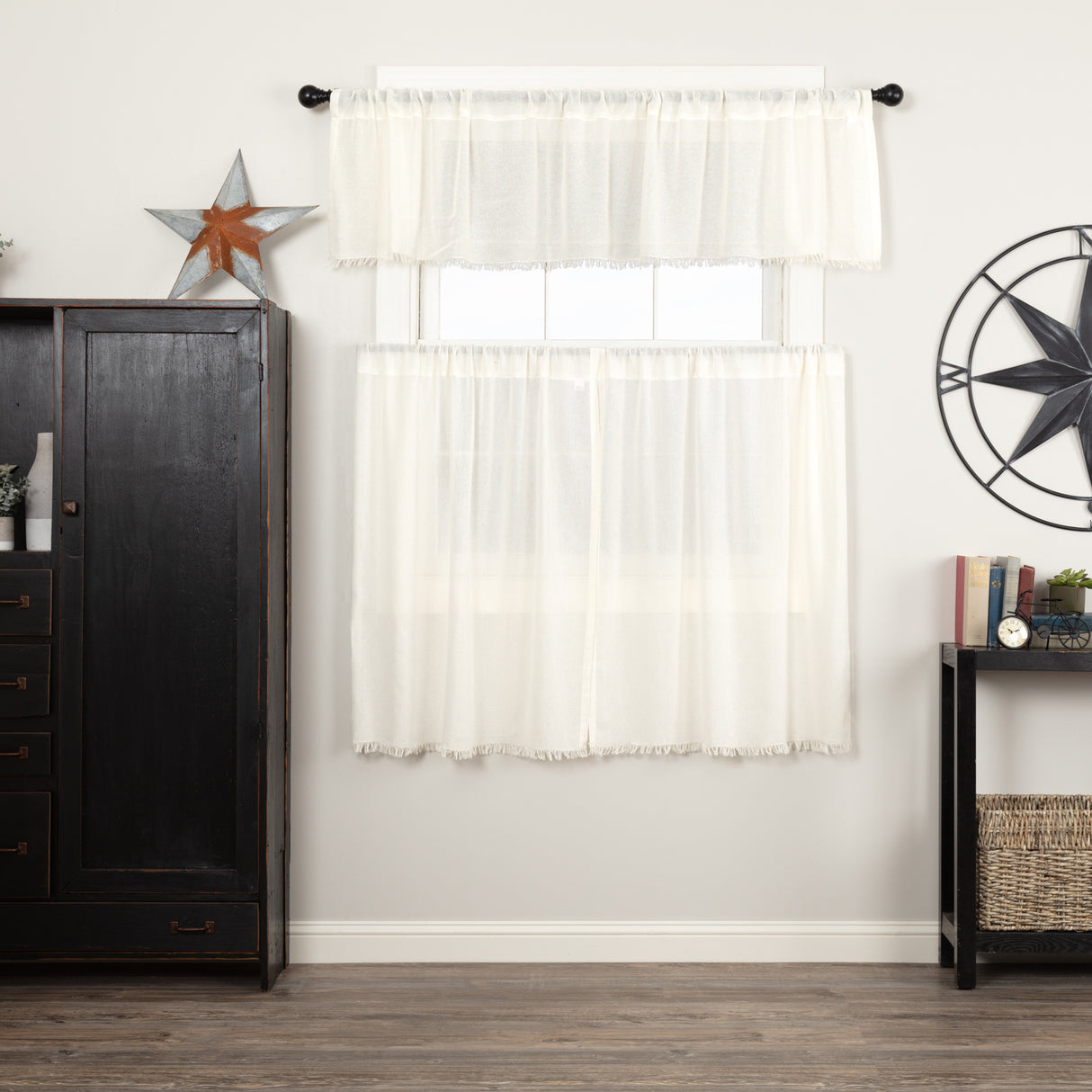 Tobacco Cloth Curtain Set