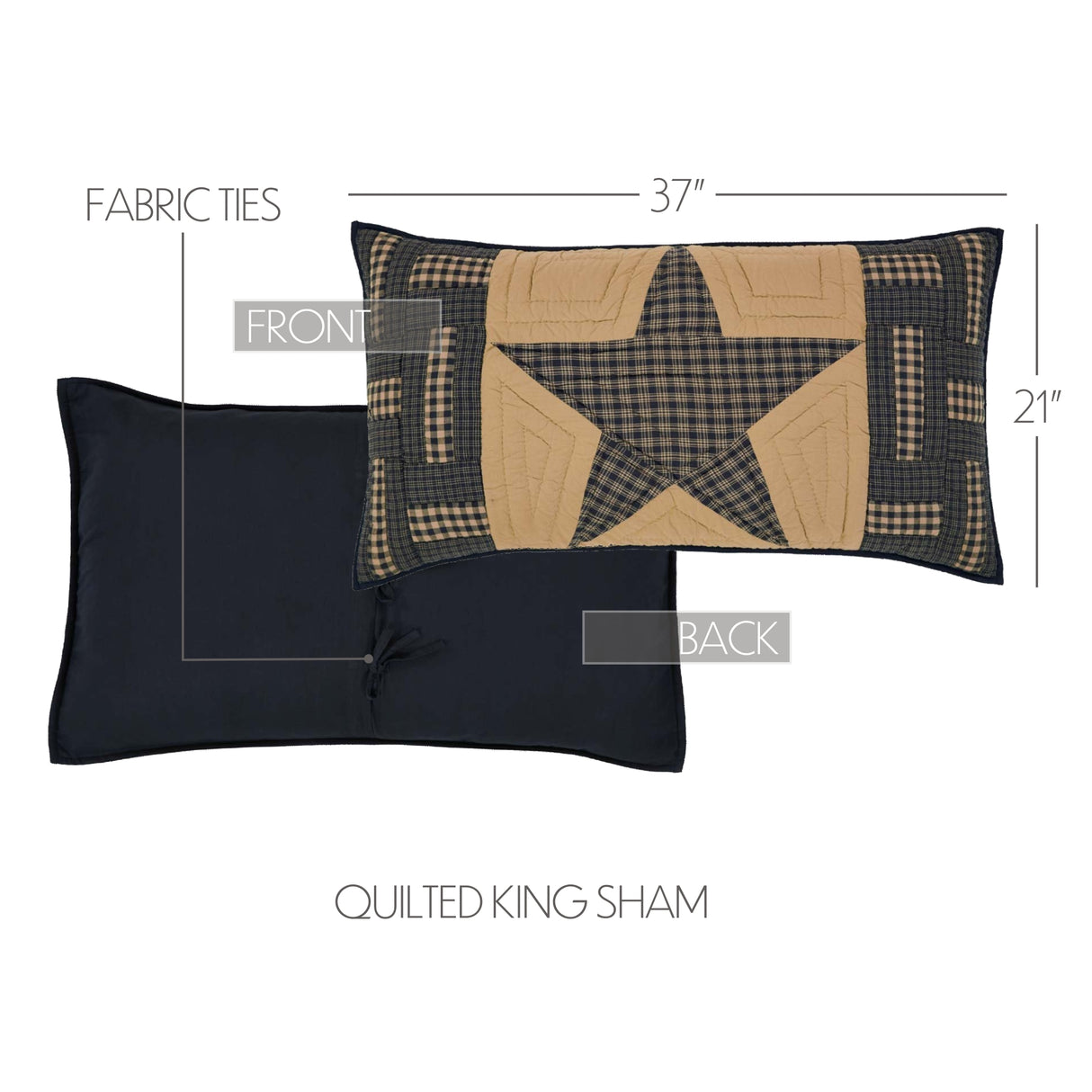 Teton Star 3 Piece Quilt Set