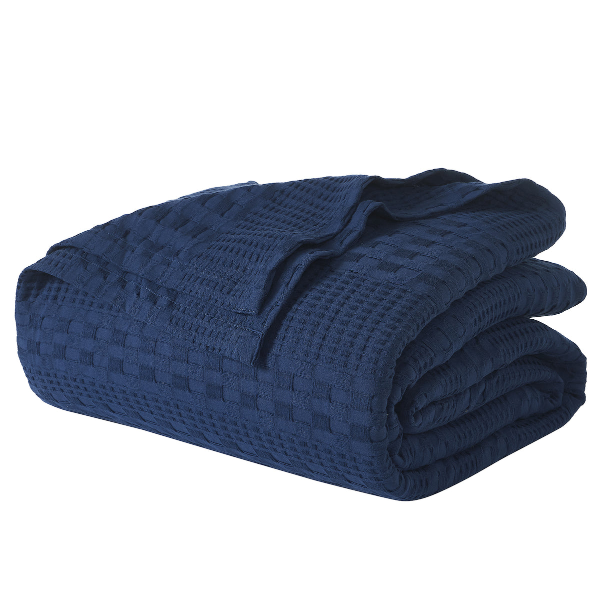 100% Cotton Waffle Weave Blanket & Sham Set of 2