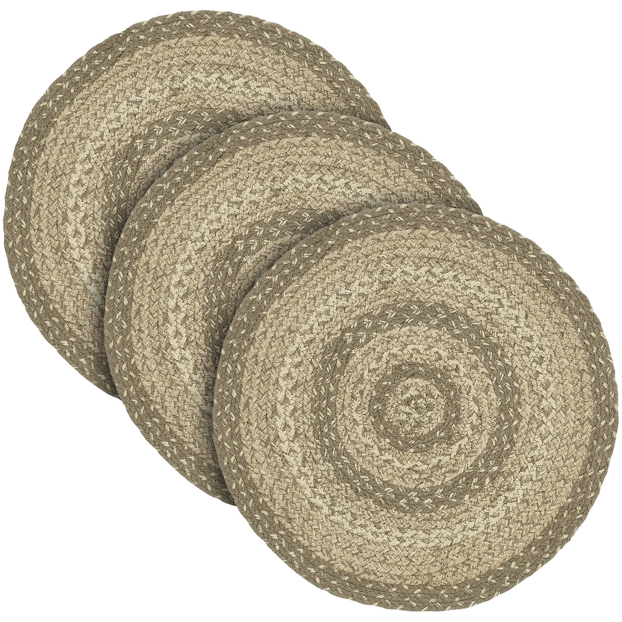 Cobblestone Jute Trivet 15 Set of 3